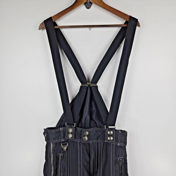 Spyder Men's Size Small Thinsulate Insulation Snow Pants Ski Overalls Blue - Picture 2 of 14